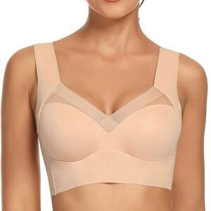 Woweny tan t-shirt bra | Sz S